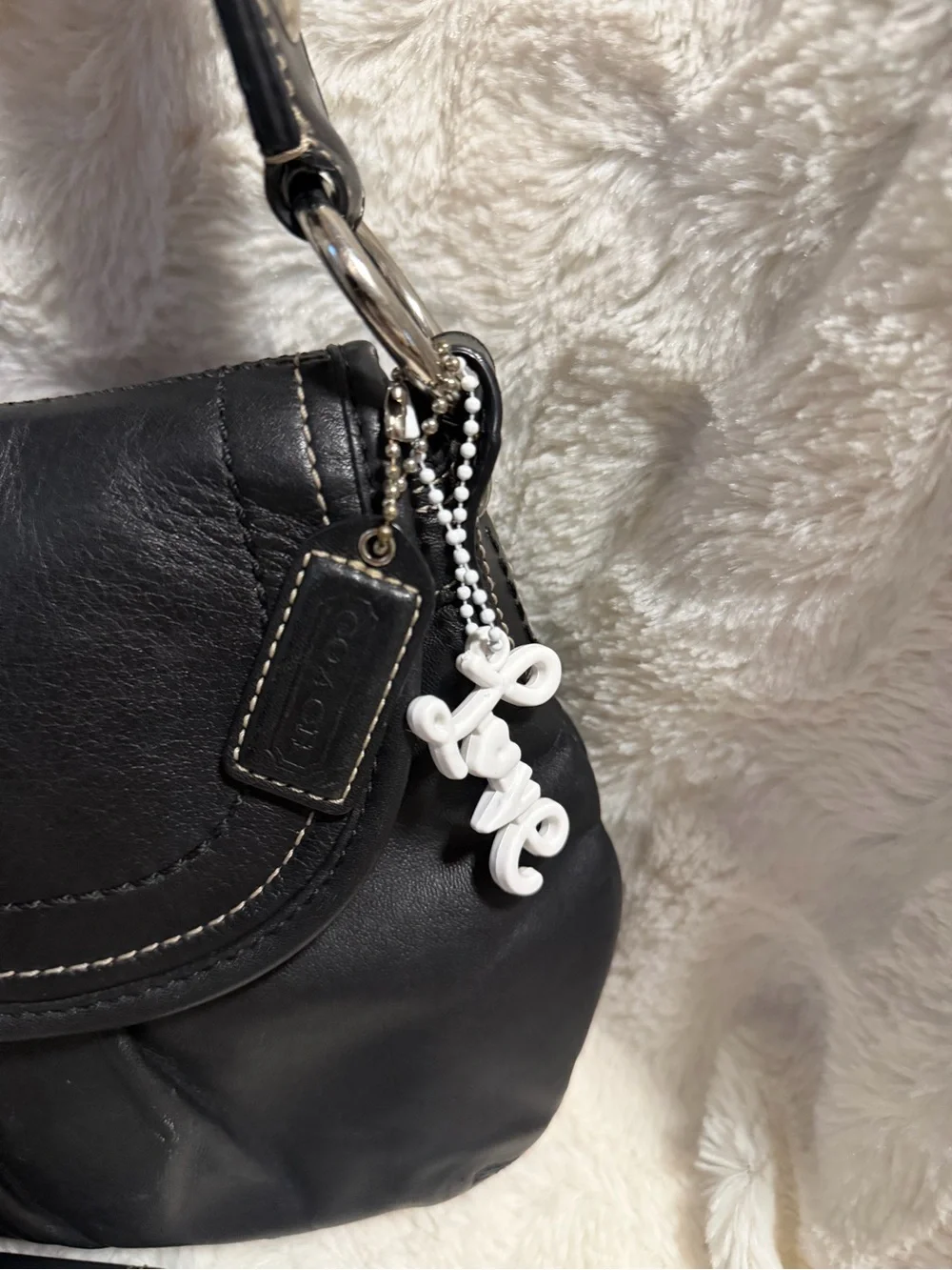 🖤Coach Y2K SoHo shoulder bag and Wallet black matching set!!